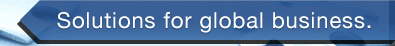 Solutions for global business.